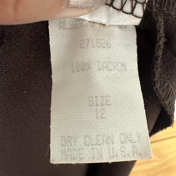 Alberto Makali Pants Women’s sz. 12 Brown Studs on the sides, Dress Pants - Picture 7 of 7